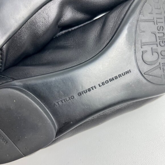 AGL Attilio Giusti Leombruni Womens Bella Patent Leather Ballet Flats size 5.5 - Picture 15 of 16